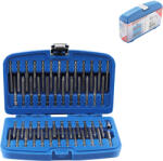 AirForce Bit készlet 51 db-os 1/4" hosszú gépi biztosítócsavarfej bitek - BGS (9-757)