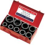 Genius Tools Légkulcsfej készlet 1" 9 db-os 24-50 mm 6 lap rövid - Genius (CM-809M)