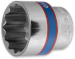 KING TONY Dugókulcs - crowafej 3/8" 12 lap normál 24 mm (333024M)