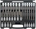 Welzh Werkzeug Rátűzőkulcs - crowa+bit készlet 1/2" imbusz 5-19 mm 30 db-os - Welzh (5181-WW)