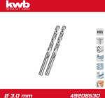 kwb Csigafúró 3, 0 mm HSS-G DIN 338 Silver Star 2 db-os - KWB (49206530)