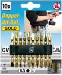 BGS technic Bit készlet 10 db-os "Gold" 65 mm hosszú - KIFUTÓ ! ! ! (9-4813)