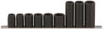 Genius Tools Légkulcsfej készlet 1/2" 9 db 13-24 mm metrikus normál+hosszú Genius (FD-410M)