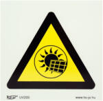 Kö-Jó Tábla utánvilágítós öntapadós Szolár-napelem 150x150 UV200 (MJ029)