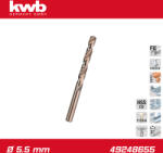 kwb Csigafúró 5, 5 mm HSS-G Co5 DIN 338 Profi 5% Cobalt - KWB (49248655)