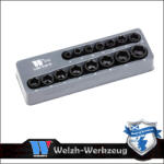 Welzh Werkzeug Lok-Typ Légkulcsfej készlet 3/8" 15 db-os spec. 6 lap normál 8-22 mm-Welzh (2770-WW)