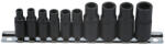 Laser Tools Adapter készlet menetfúrókhoz 10 db-os 4 lapú M1.5-M14 -mágneses- Laser (LAS-7901)