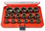 Genius Tools Légkulcsfej készlet 1/2" 17 db 8-32 mm metrikus rövid 6 lap - Genius (CM-417MB)
