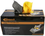 Connect Törlőkendő - Mikroszálas 50 db-os készlet30 x 30cm Sárga-Szürke mosható (CON-37309)