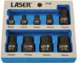 Laser Tools Rátűzőkulcs, gépi Imbusz 6-19 mm 9 db-os - extra alacsony (LAS-6726)