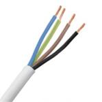  H05VV-F 4X1, 5 mm2 100m Mtk fehér sodrott kábel (MT 4 X 1,5) - bestbyte