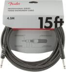 Fender Professional Series 15' Instrument Cable Gray Tweed