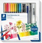 STAEDTLER Set instrumente pentru desen - Floral Watercolour, 12 buc/set (ST-61-3001-1)