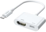 JOYROOM adapter Lightning (male) to digital HDMI (female) + Lightning (female) FullHD 1080p 60Hz white (S-H141 white) adapter (S-H141 white) - pcone