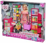 Simba Toys Set de joaca, Papusa Steffi Love, La Supermarket Papusa