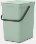 Brabantia Sort & Go Waste Bin Jade Green 25 L (212765) - pcone Cos de gunoi