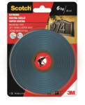 3M Banda dublu adeziva buretata, 19mm x 1.5m, pt. interior, sustine 2kg/30cm, 3M - SCOTCH - neagra (3M-4046719732241)