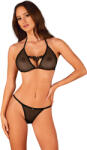 Obsessive Celia Noir 2-pcs Set Black XS/S