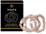 Philip B Elastic de păr, 3 buc. - Philip B Silky Smooth Petite Scrunchie 3 buc
