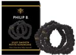 Philip B Elastic de păr, 3 buc. , negru - Philip B Silky Smooth Petite Scrunchie 3 buc