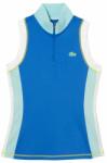 Lacoste Tricouri polo dame "Lacoste Tennis Sleeveless Zip Neck Polo Shirt - blue/light green/white