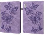  ART BUTTERFLIES Husă flip Lenovo Tab M8 a patra generație (a patra generație) violet