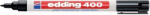 edding Marker permanent Edding 400, corp plastic, varf rotund, 1 mm, negru (ED4001) - siscom-papetarie
