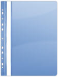 DONAU Dosar plastic PVC, cu sina si multiperforatii, 10 buc set, DONAU - albastru (DN-1704001PL-10)