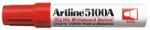 Artline Marker pentru tabla de scris ARTLINE 5100A, corp metalic, varf rotund 5.0mm - rosu (EK-5100A-RE) - siscom-papetarie