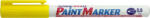 Artline Marker cu vopsea ARTLINE 444XF, corp metalic, varf rotund 0.8mm - galben (EK-444XF-YE) - siscom-papetarie