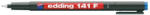 edding Marker permanent Edding OHP 141F, corp plastic, varf rotund, 0.6 mm, albastru (ED1413) - siscom-papetarie