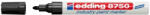 edding Marker permanent Edding 8750, cu vopsea, corp aluminiu, varf rotund, 2-4 mm, negru (ED87501) - siscom-papetarie