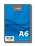 Aurora Blocnotes capsat, A6, 100 file - 60g mp, microperforatii, AURORA Office - matematica (1600GQ5)