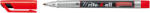 STABILO Marker permanent Stabilo Write-4-All, corp plastic, varf rotund, 1 mm, rosu (SW131412) - siscom-papetarie
