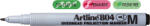 Artline OHP Non-Permanent marker ARTLINE 804, varf mediu - 1.0mm - negru (EK-804-BK) - siscom-papetarie