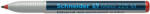 Schneider Universal non-permanent marker SCHNEIDER Maxx 225 M, varf 1mm - rosu (S-1212) - siscom-papetarie