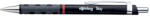 rOtring Pix cu mecanism, Rotring, Tikky III, 0.8 mm, negru, mina albastra (RO033210) - siscom-papetarie