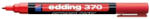 edding Marker permanent Edding 370, corp plastic, varf rotund, 1 mm, rosu (ED3702)