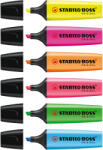 STABILO Textmarker, Stabilo, Boss Original, 6 culori, varf 2-5 mm (SW117006) - siscom-papetarie