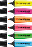 STABILO Textmarker, Stabilo, Boss Original, 6 culori, varf 2-5 mm (SW117006)