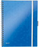 Leitz Caiet Leitz WOW Be Mobile, A4, dictando, 80 file, albastru metalizat (SL020603)