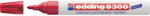 edding Marker permanent Edding 8300 Industrial, corp metalic, varf rotund, 1.5-3 mm, rosu (ED083002)