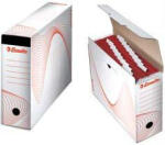 Esselte Cutie arhivare din carton, pentru 10 dosare suspendabile, ESSELTE - alb (ES-10965) - siscom-papetarie
