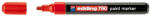 edding Marker permanent Edding 790, cu vopsea, corp plastic, varf rotund, 2-3 mm, rosu (ED7902) - siscom-papetarie