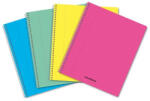 Aurora Caiet cu spirala, A5, 60 file - 80g mp, coperta PP transparent color, AURORA - dictando (2160PP1L)