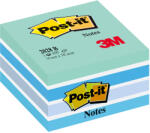 Post-it Notite adezive, Post-it, Aquarelle, albastru pastel, 76 x 76 mm, 450 file (3M110135)