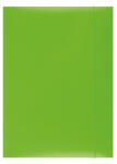 Office Products Mapa din carton plastifiat cu elastic, 300gsm, Office Products - verde (OF-21191131-02) - siscom-papetarie