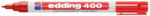 edding Marker permanent Edding 400, corp plastic, varf rotund, 1 mm, rosu (ED4002) - siscom-papetarie