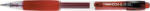 PENAC Pix cu gel PENAC CCH-3, rubber grip, 0.5mm, corp transparent - scriere rosie (P-BA3101-02EF)