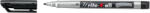 STABILO Marker permanent Stabilo, Write-4-All, corp plastic, varf rotund, 1 mm, negru (SW131411) - siscom-papetarie